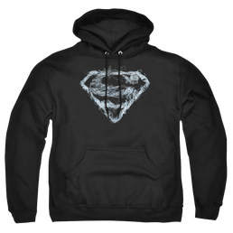 Superman Smoking Shield - Pullover Hoodie Pullover Hoodie Superman   