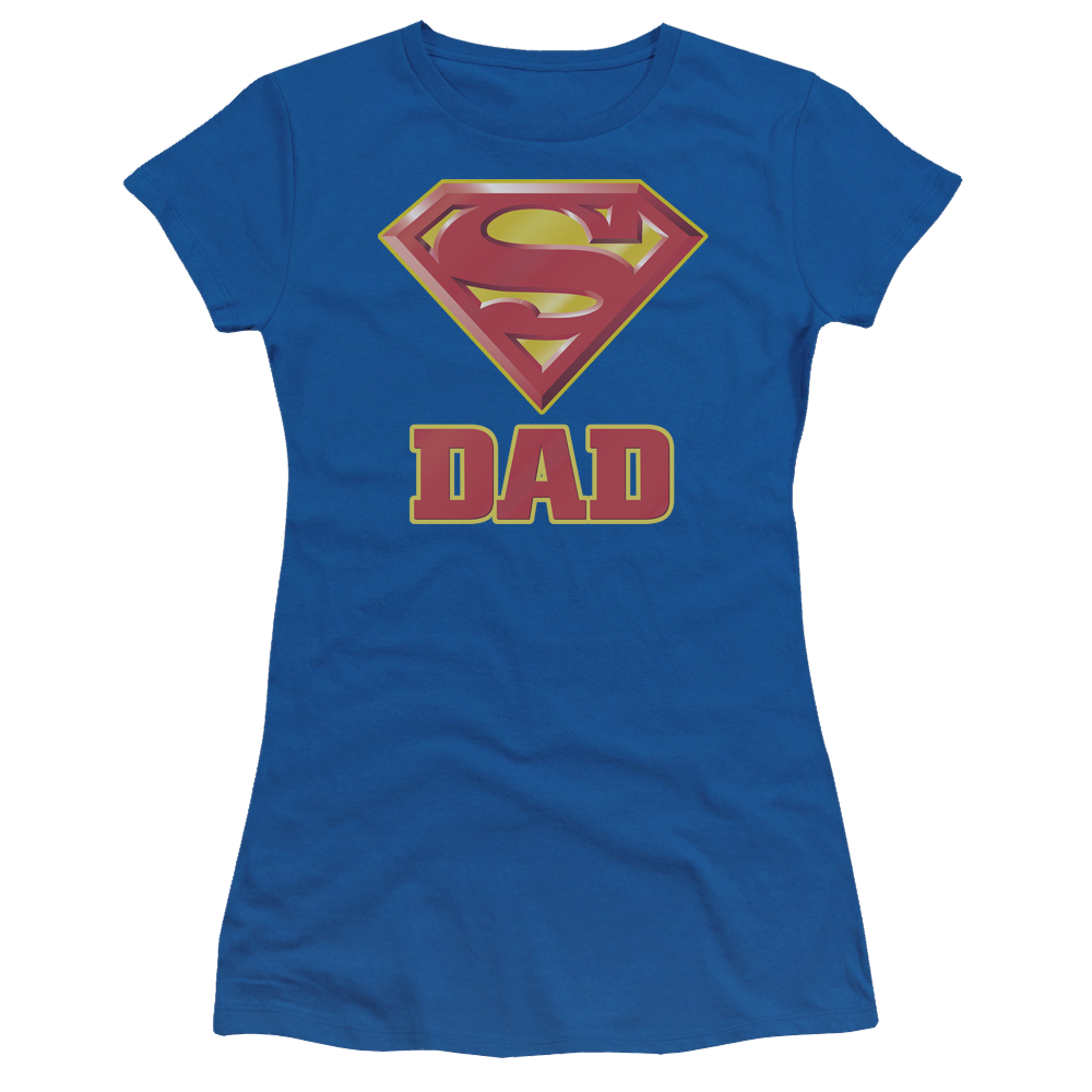 Superman Super Dad - Juniors T-Shirt Juniors T-Shirt Superman   