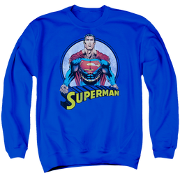 Superman Flying High Again - Men's Crewneck Sweatshirt Men's Crewneck Sweatshirt Superman   