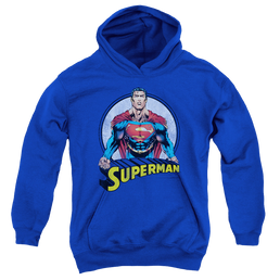 Superman Flying High Again - Youth Hoodie Youth Hoodie (Ages 8-12) Superman   