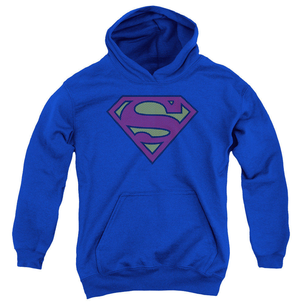 Superman Little Logos - Youth Hoodie Youth Hoodie (Ages 8-12) Superman   