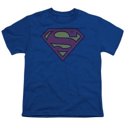 Superman Little Logos - Youth T-Shirt Youth T-Shirt (Ages 8-12) Superman   