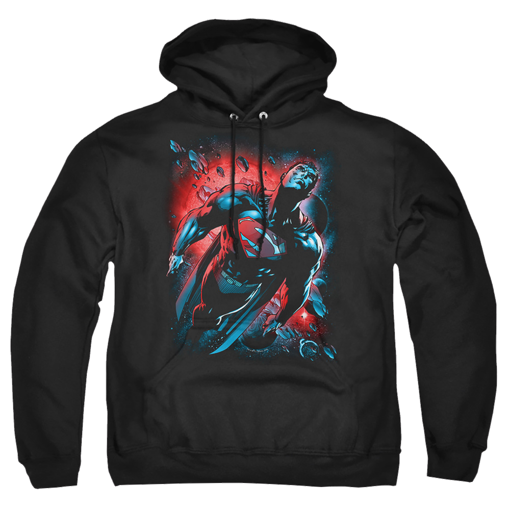 Superman Red Sun - Pullover Hoodie Pullover Hoodie Superman   