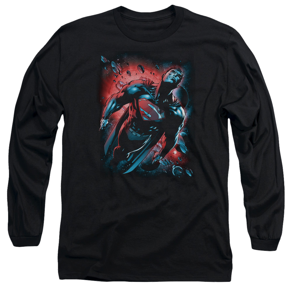 Superman Red Sun - Men's Long Sleeve T-Shirt Men's Long Sleeve T-Shirt Superman   