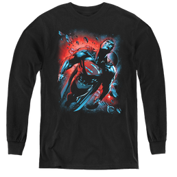 Superman Red Sun - Youth Long Sleeve T-Shirt Youth Long Sleeve T-Shirt Superman   