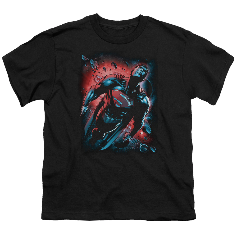 Superman Red Sun - Youth T-Shirt Youth T-Shirt (Ages 8-12) Superman   