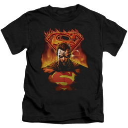Superman Man On Fire - Kid's T-Shirt Kid's T-Shirt (Ages 4-7) Superman   