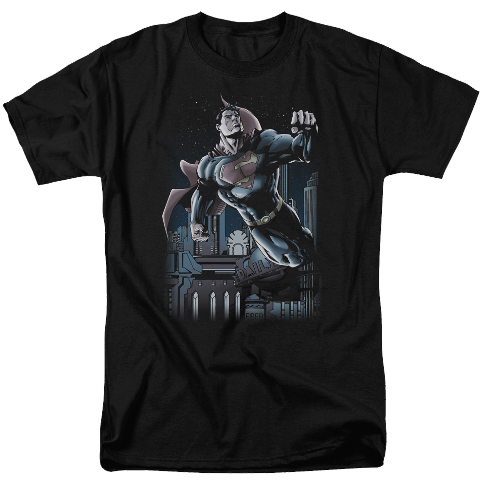 Superman Night Fight - Men's Regular Fit T-Shirt Men's Regular Fit T-Shirt Superman   
