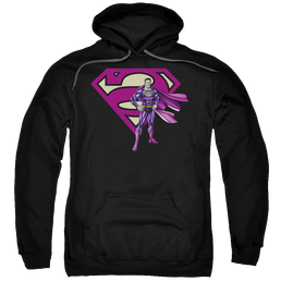 Superman Bizarro & Logo - Pullover Hoodie Pullover Hoodie Superman   