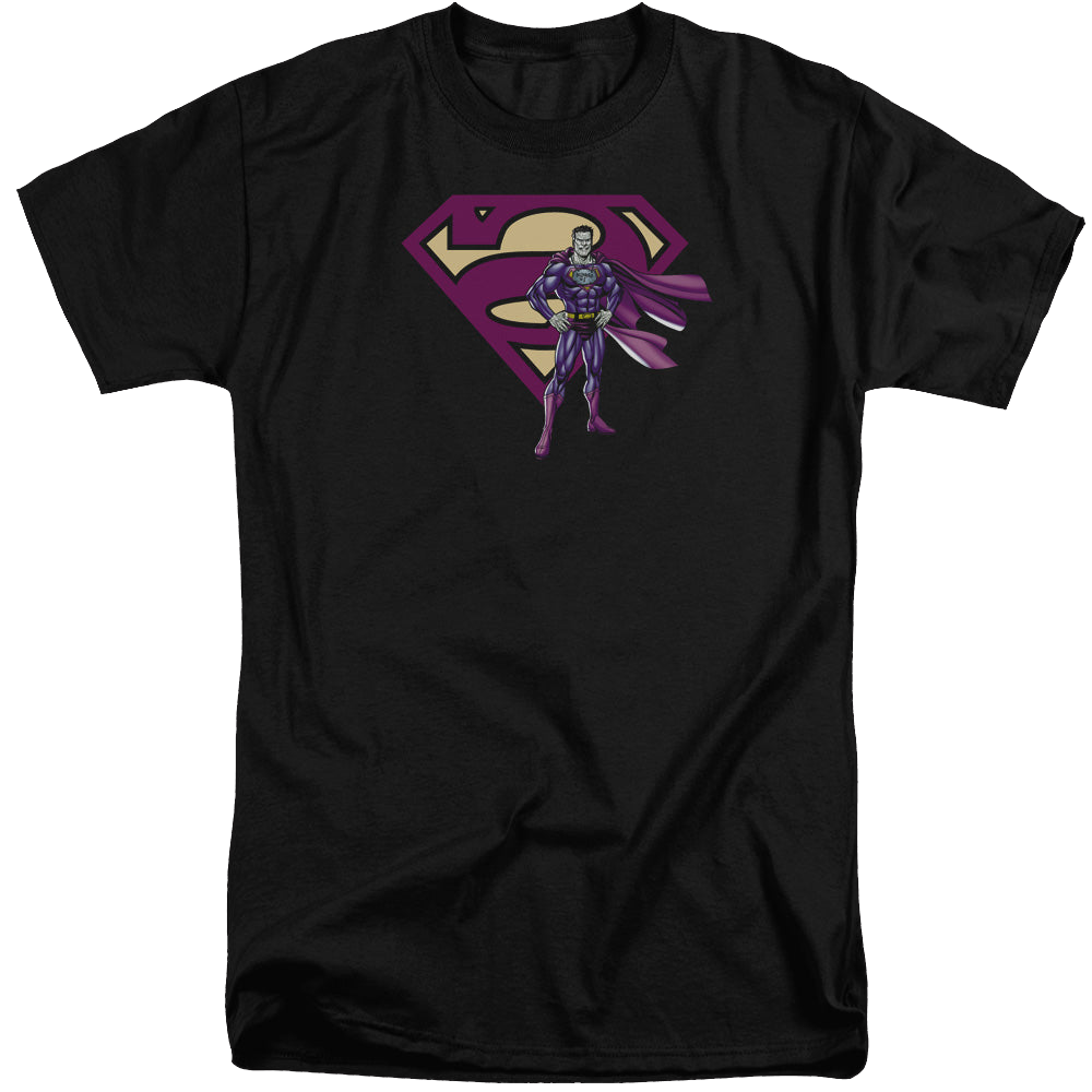 Superman Bizarro & Logo - Men's Tall Fit T-Shirt Men's Tall Fit T-Shirt Superman   