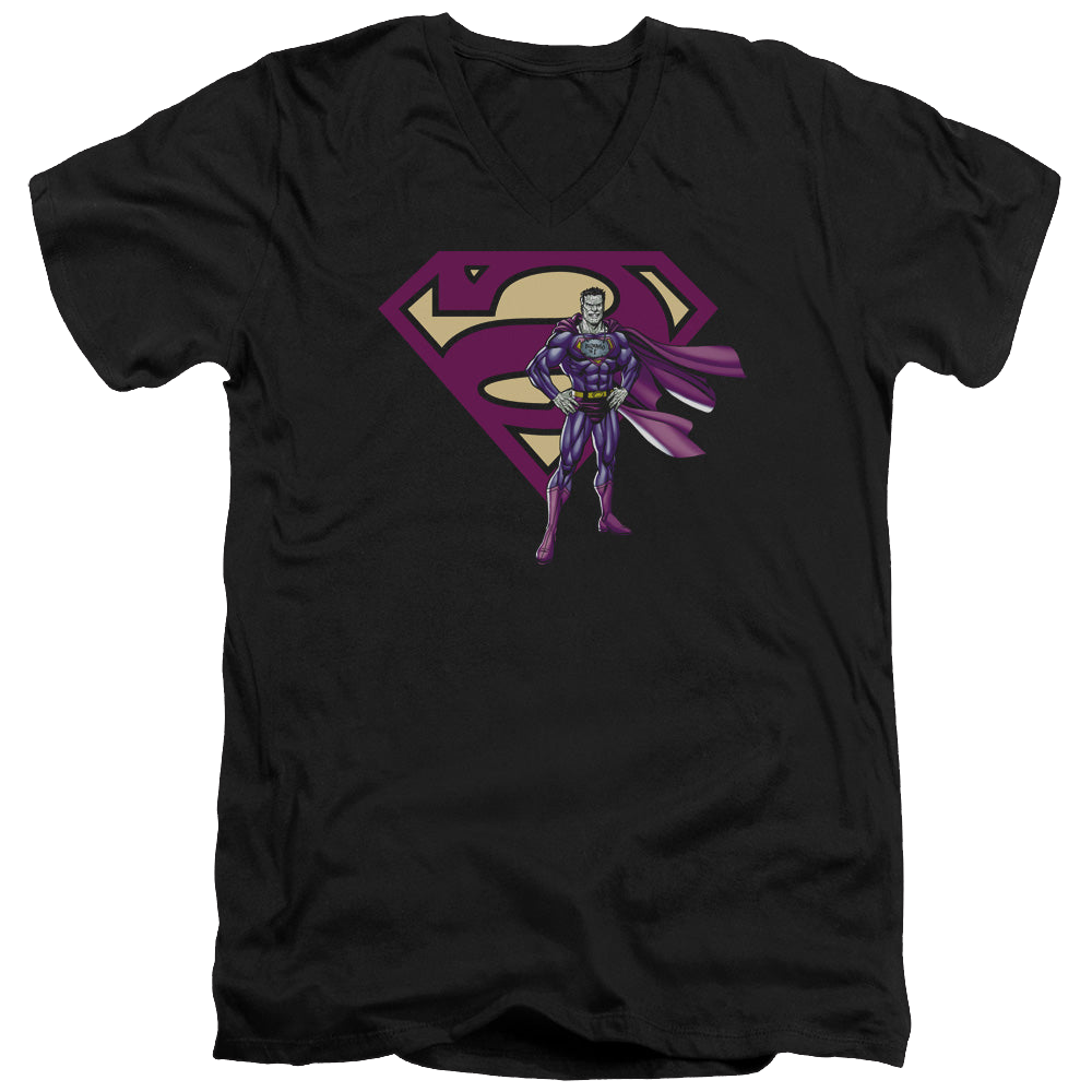 Superman Bizarro & Logo - Men's V-Neck T-Shirt Men's V-Neck T-Shirt Superman   
