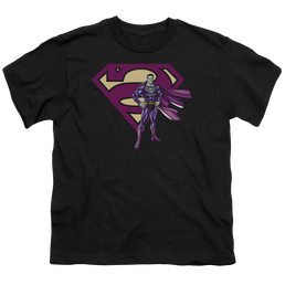 Superman Bizarro & Logo - Youth T-Shirt Youth T-Shirt (Ages 8-12) Superman   