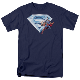 Superman Superman & Crystal Logo - Men's Regular Fit T-Shirt Men's Regular Fit T-Shirt Superman   