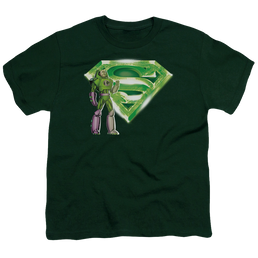 Superman Lex & Kryptonite Logo - Youth T-Shirt Youth T-Shirt (Ages 8-12) Superman   
