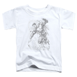 Superman Pencil City To Space - Toddler T-Shirt Toddler T-Shirt Superman   