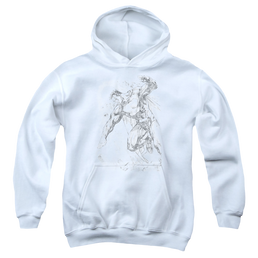 Superman Pencil City To Space - Youth Hoodie Youth Hoodie (Ages 8-12) Superman   