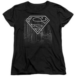 Superman Skyline - Women's T-Shirt Women's T-Shirt Superman   