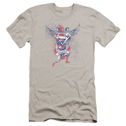 Superman Justice Upheld - Men's Premium Slim Fit T-Shirt Men's Premium Slim Fit T-Shirt Superman   