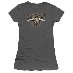 Superman Take Wing - Juniors T-Shirt Juniors T-Shirt Superman   
