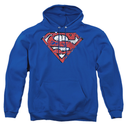 Superman Ripped And Shredded - Pullover Hoodie Pullover Hoodie Superman   