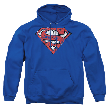 Superman Ripped And Shredded - Pullover Hoodie Pullover Hoodie Superman   
