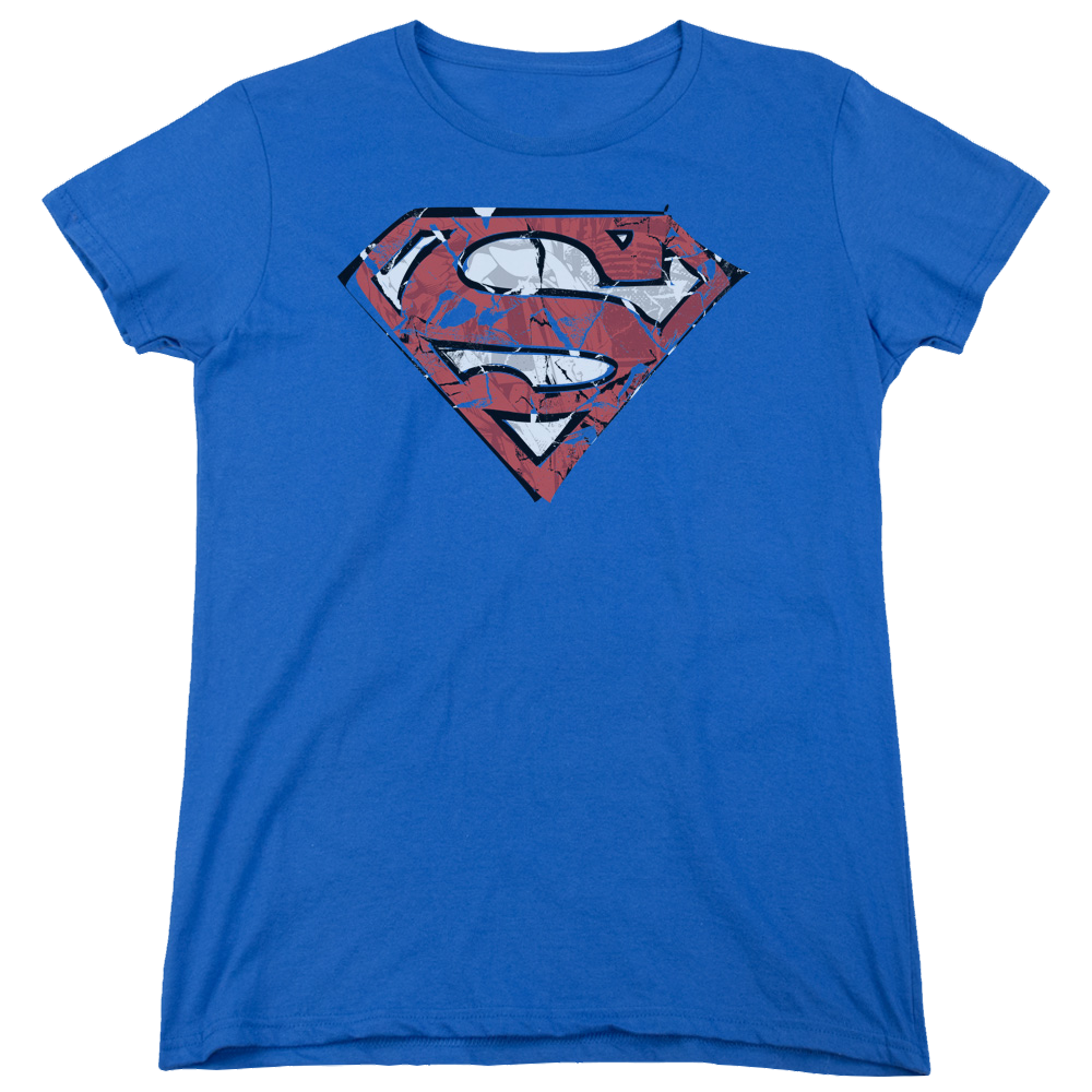 Superman Ripped And Shredded - Women's T-Shirt Women's T-Shirt Superman   