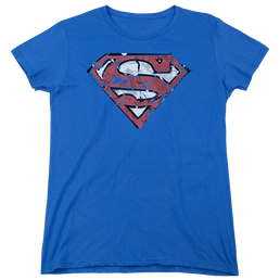 Superman Ripped And Shredded - Women's T-Shirt Women's T-Shirt Superman   