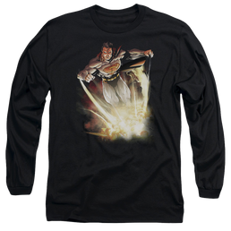 Superman Explosive - Men's Long Sleeve T-Shirt Men's Long Sleeve T-Shirt Superman   