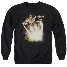 Superman Explosive - Men's Crewneck Sweatshirt Men's Crewneck Sweatshirt Superman   