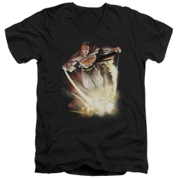 Superman Explosive - Men's V-Neck T-Shirt Men's V-Neck T-Shirt Superman   