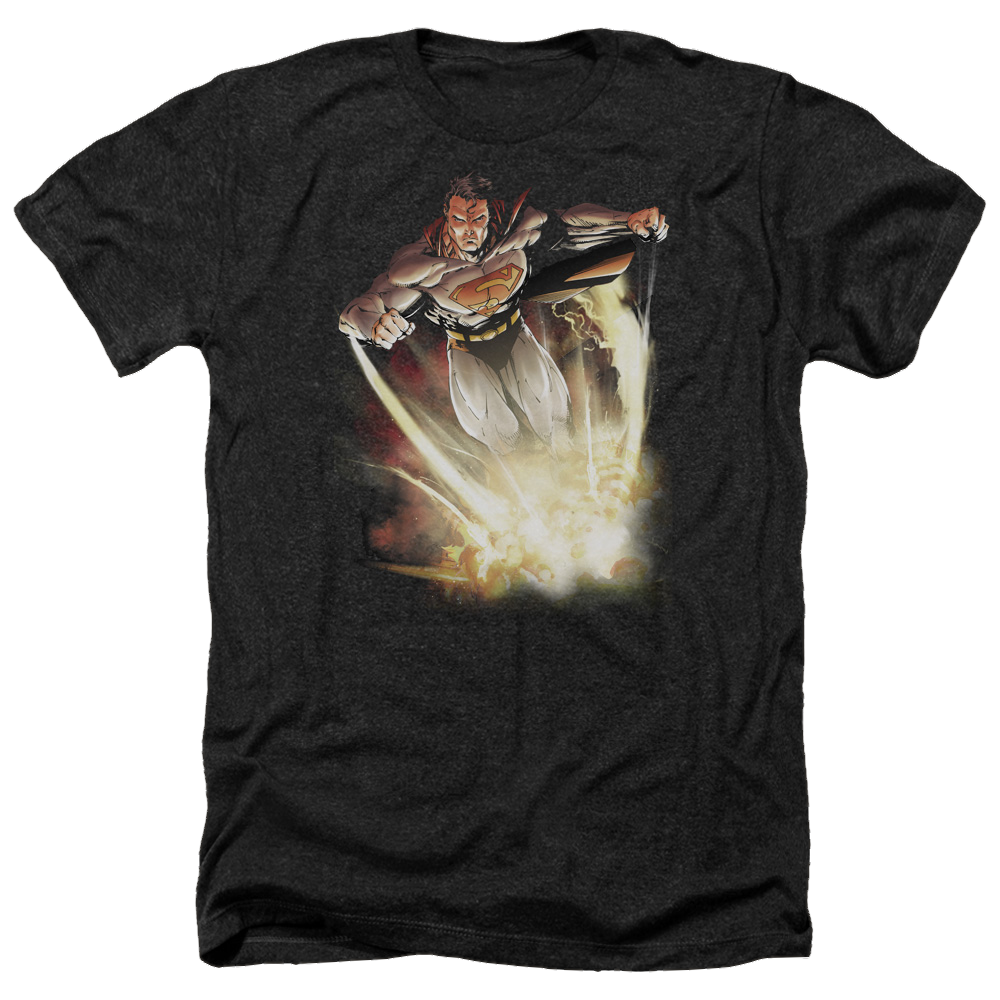 Superman Explosive - Men's Heather T-Shirt Men's Heather T-Shirt Superman   