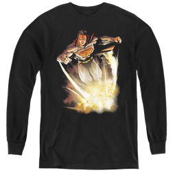 Superman Explosive - Youth Long Sleeve T-Shirt Youth Long Sleeve T-Shirt Superman   