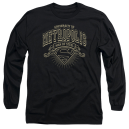 Superman University Of Metropolis - Men's Long Sleeve T-Shirt Men's Long Sleeve T-Shirt Superman   
