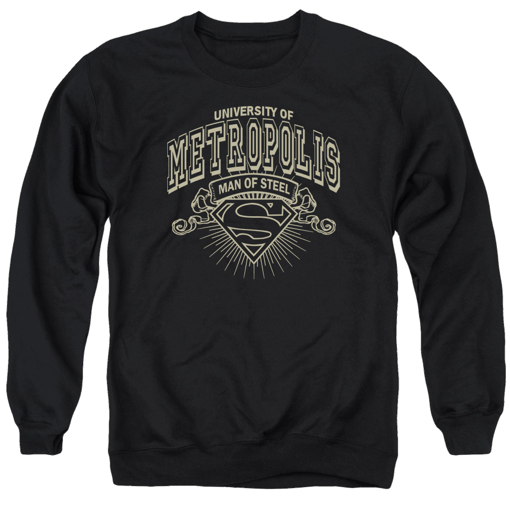 Superman University Of Metropolis - Men's Crewneck Sweatshirt Men's Crewneck Sweatshirt Superman   