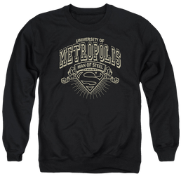 Superman University Of Metropolis - Men's Crewneck Sweatshirt Men's Crewneck Sweatshirt Superman   