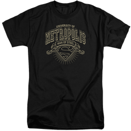 Superman University Of Metropolis - Men's Tall Fit T-Shirt Men's Tall Fit T-Shirt Superman   