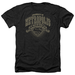 Superman University Of Metropolis - Men's Heather T-Shirt Men's Heather T-Shirt Superman   