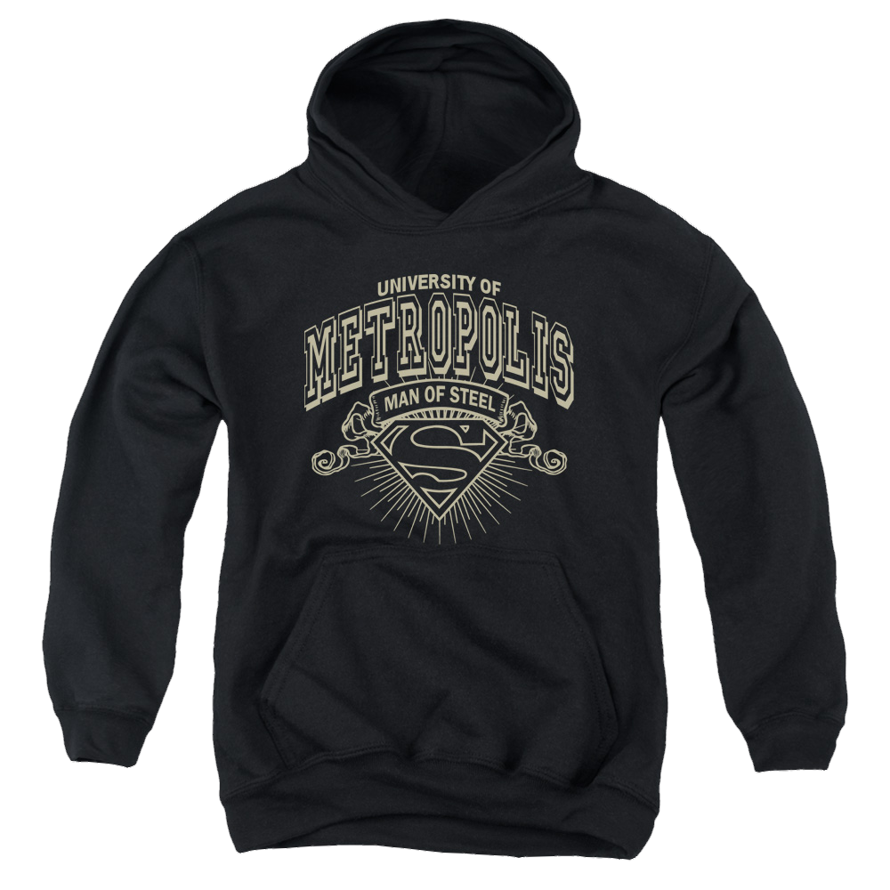 Superman University Of Metropolis - Youth Hoodie Youth Hoodie (Ages 8-12) Superman   