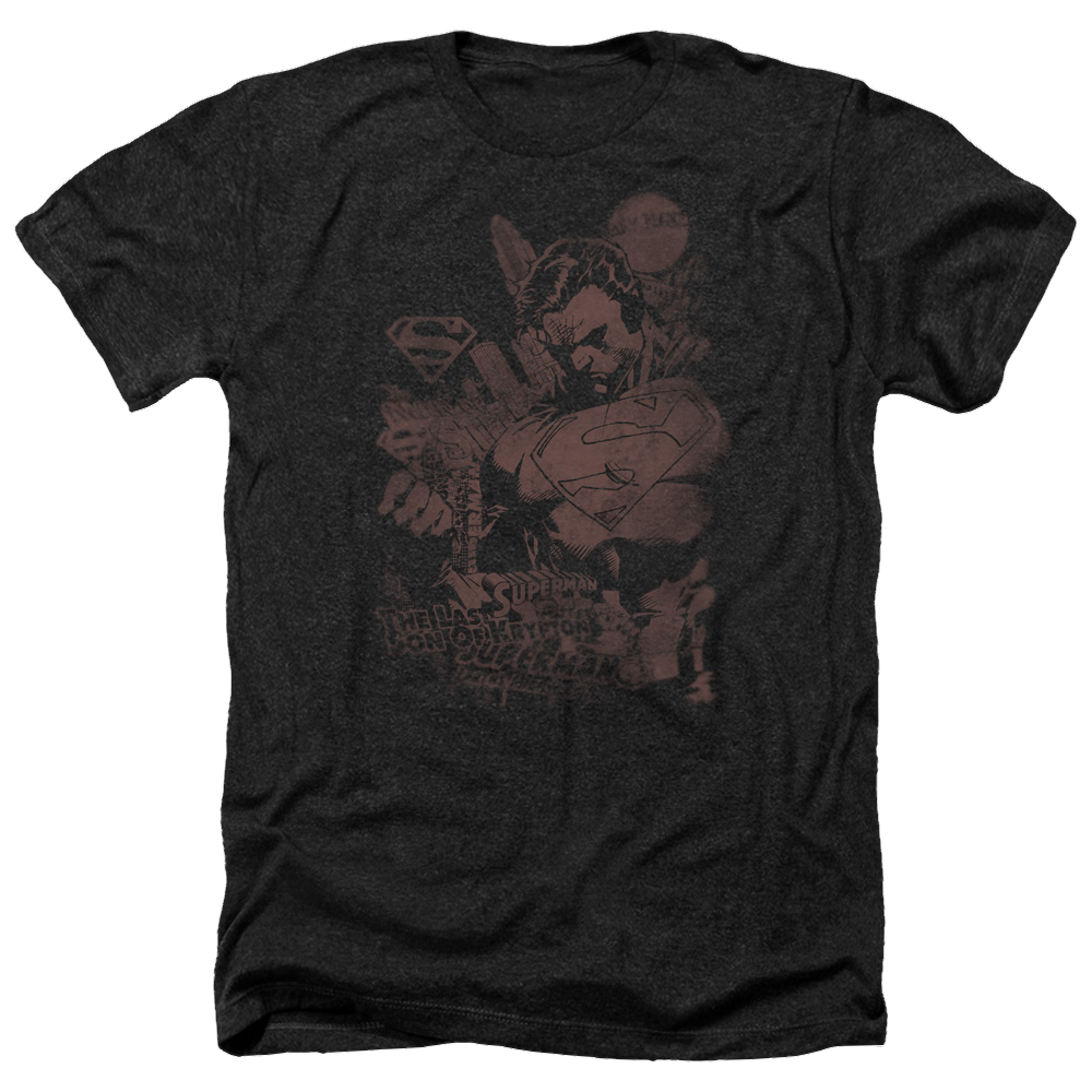 Superman Somber Power - Men's Heather T-Shirt Men's Heather T-Shirt Superman   