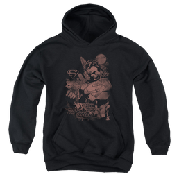 Superman Somber Power - Youth Hoodie Youth Hoodie (Ages 8-12) Superman   