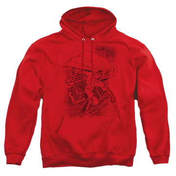 Superman In The City - Pullover Hoodie Pullover Hoodie Superman   