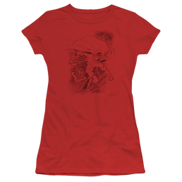 Superman In The City - Juniors T-Shirt Juniors T-Shirt Superman   