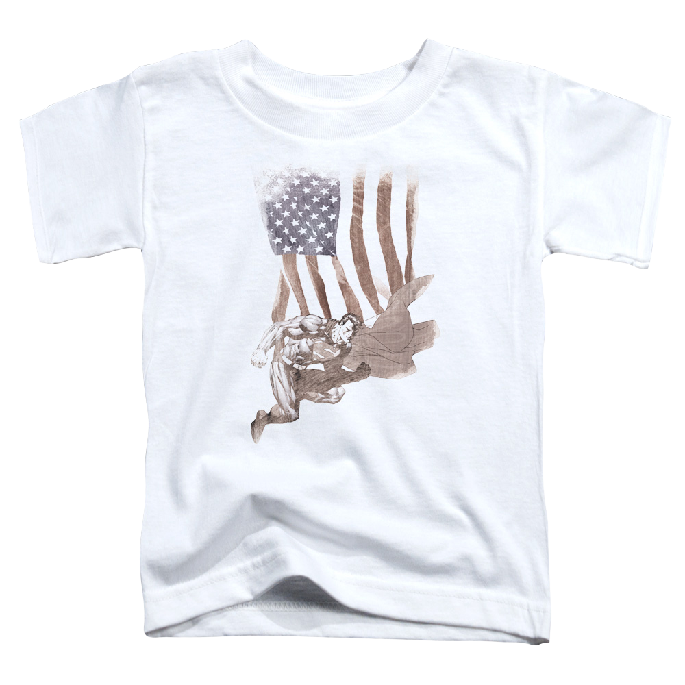 Superman Super American - Toddler T-Shirt Toddler T-Shirt Superman   