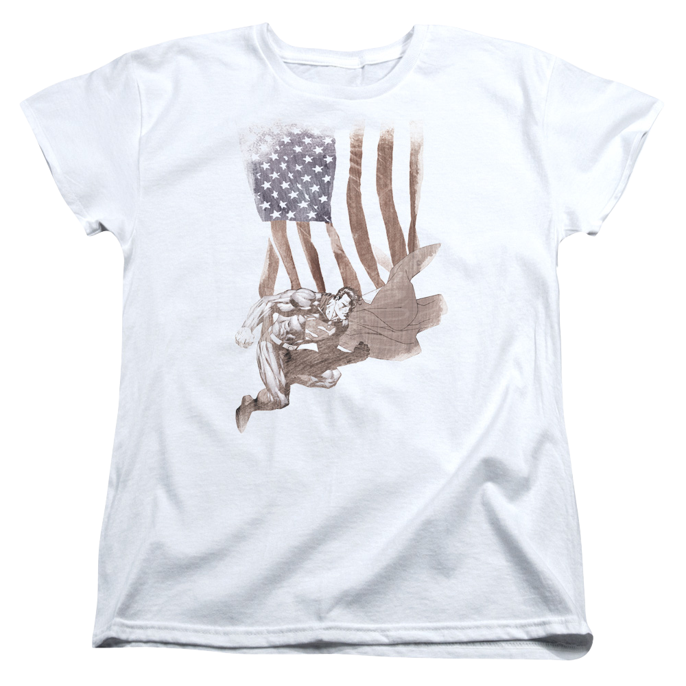 Superman Super American - Women's T-Shirt Women's T-Shirt Superman   