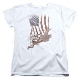 Superman Super American - Women's T-Shirt Women's T-Shirt Superman   