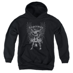 Superman Steel - Youth Hoodie Youth Hoodie (Ages 8-12) Superman   
