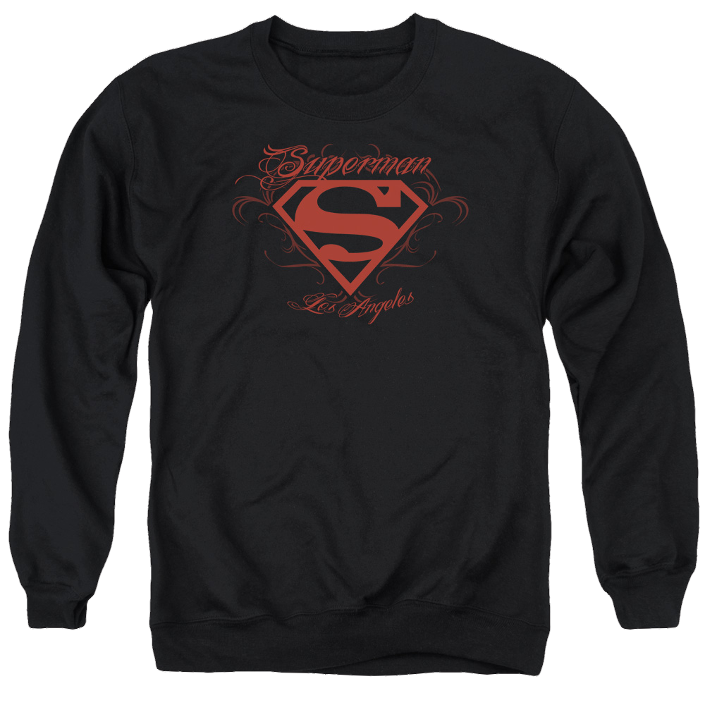 Superman La - Men's Crewneck Sweatshirt Men's Crewneck Sweatshirt Superman   