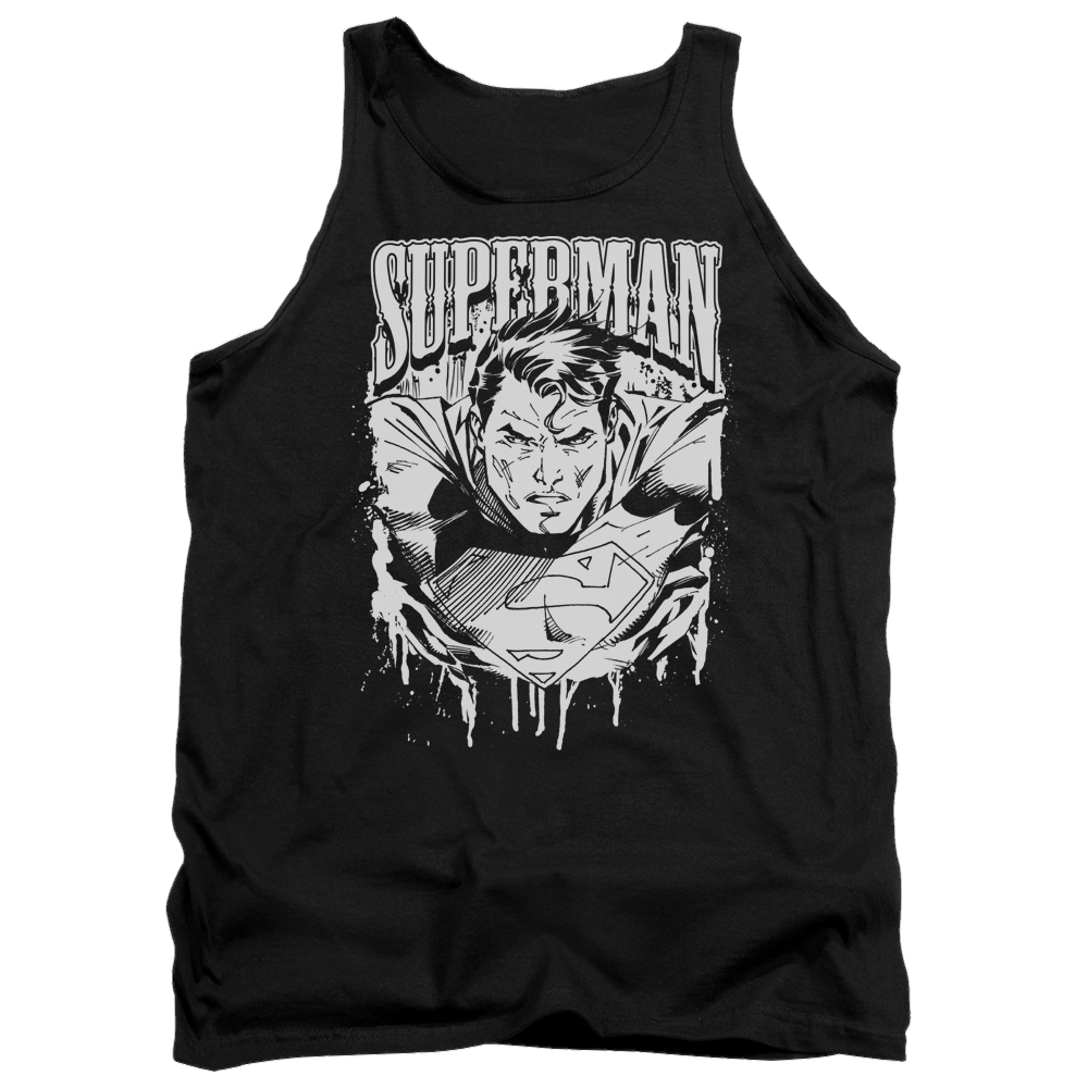Superman Super Metal - Men's Tank Top Men's Tank Superman   
