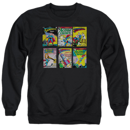 Superman Sm Covers - Men's Crewneck Sweatshirt Men's Crewneck Sweatshirt Superman   