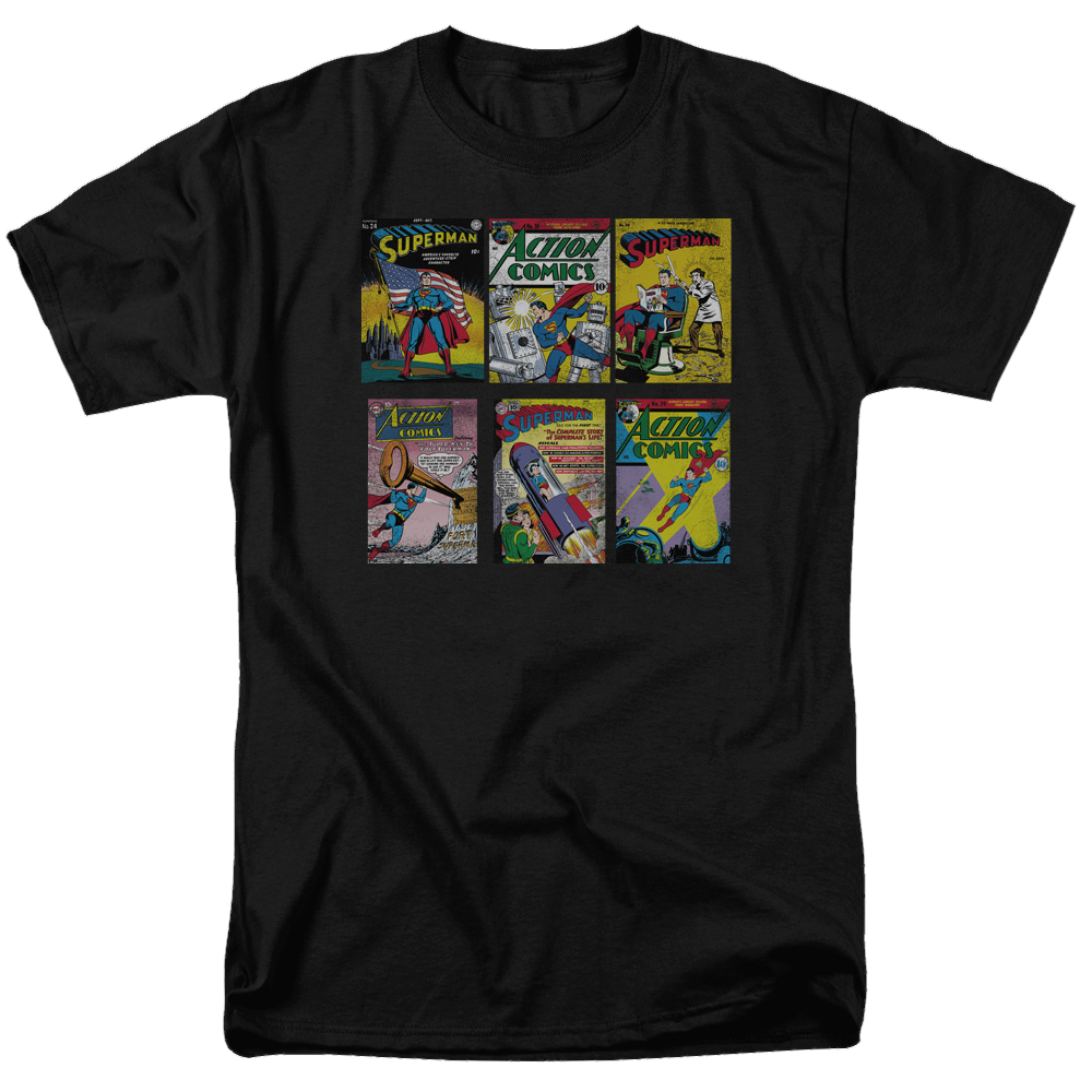 Superman Sm Covers - Men's Regular Fit T-Shirt Men's Regular Fit T-Shirt Superman   